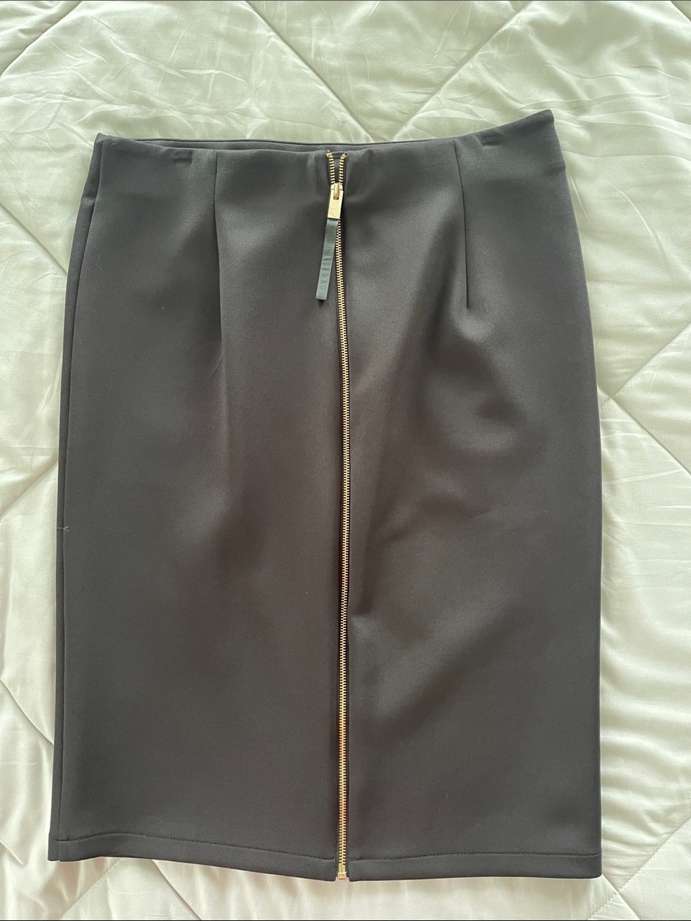 Catherine Malandrino Classic Black Pencil Skirt - Women's Sleek Workwear